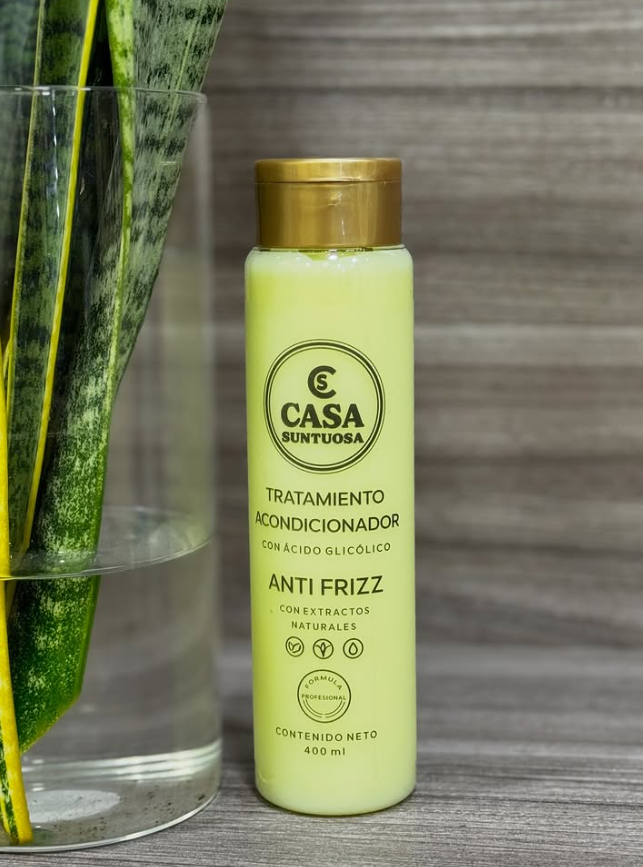 Tratamiento Acondicionador Anti Frizz - Línea Reestructuración Casa Suntuosa